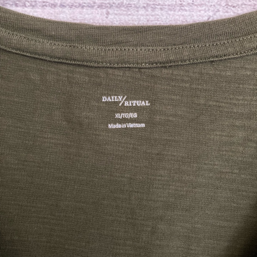 Daily Ritual | Women’s V-Neck T-Shirt Dress - Picture 5 of 9